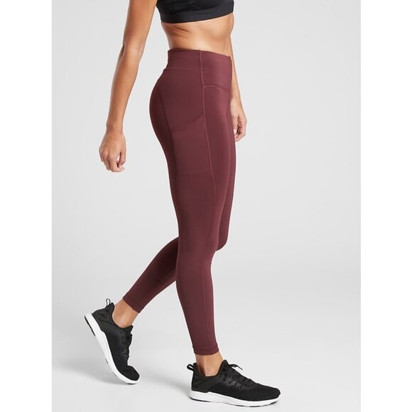Athleta Ultimate Stash Pocket Tight | Decadent Chocolate | XL - Picture 1 of 11